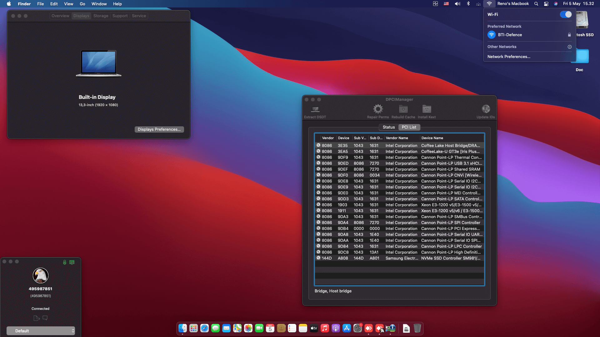 Asus VivoBook S13 S330FA 2nd [WhiskeyLake   Intel UHD 620 + I2C]   OpenCore 1
